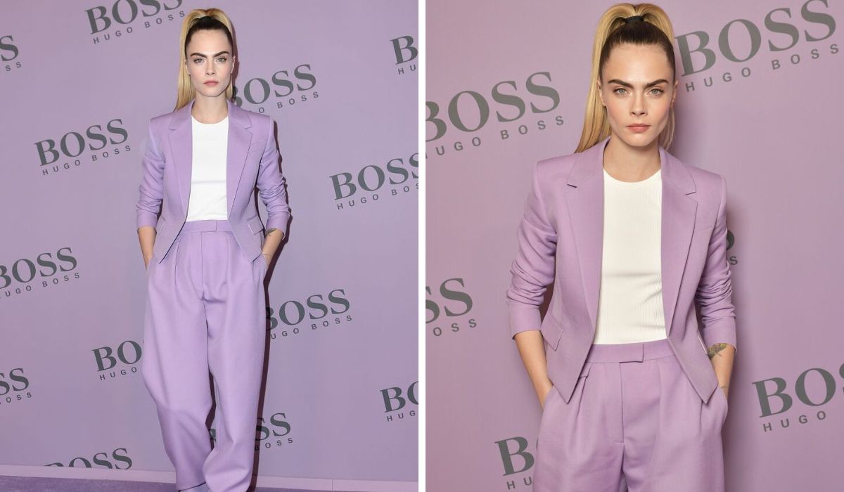 کارا دلوین (Cara Delevingne) دارای اندام مستطیلی شکل